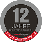 12 Jahre Motor Garantie