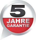 5 Jahre Garantie