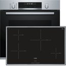 Bosch Backofen SET: HBD674CS80 mit Induktionskochfeld