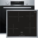 Bosch Backofen SET: HBD675CS60 mit Induktionskochfeld