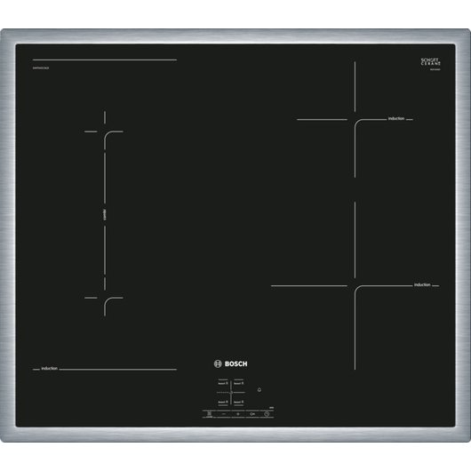 Bosch Einbauherd Set & Induktions-Kochfeld Glaskeramik Serie | 6 HND616LS60