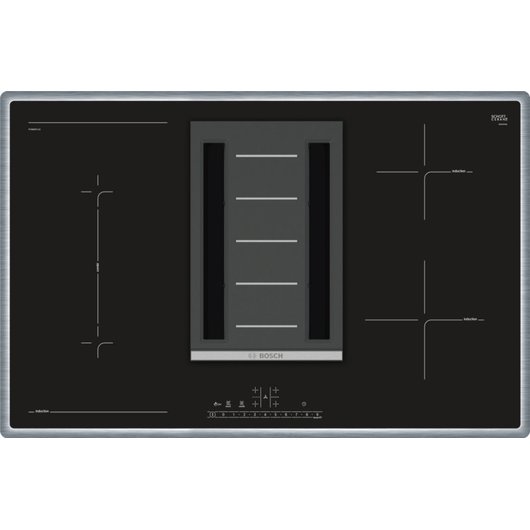 Bosch 80 cm Induktions-Kochfeld Glaskeramik mit integr Dunstabzug PVS845F11E