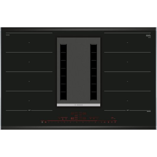 Bosch 80 cm Induktions-Kochfeld Glaskeramik mit integr Dunstabzug PXX875D34E