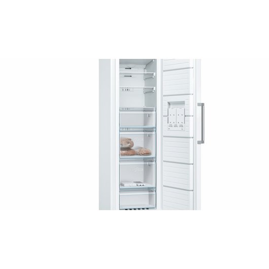 Bosch Serie | 4 wei NoFrost, Stand-Gefrierschrank GSN36FW3P