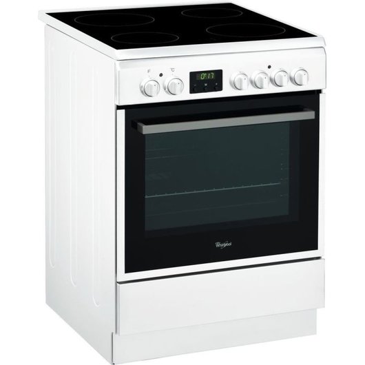 Whirlpool Standherd 60cm mit Glaskeramikkochfeld ACMT 6533/WH