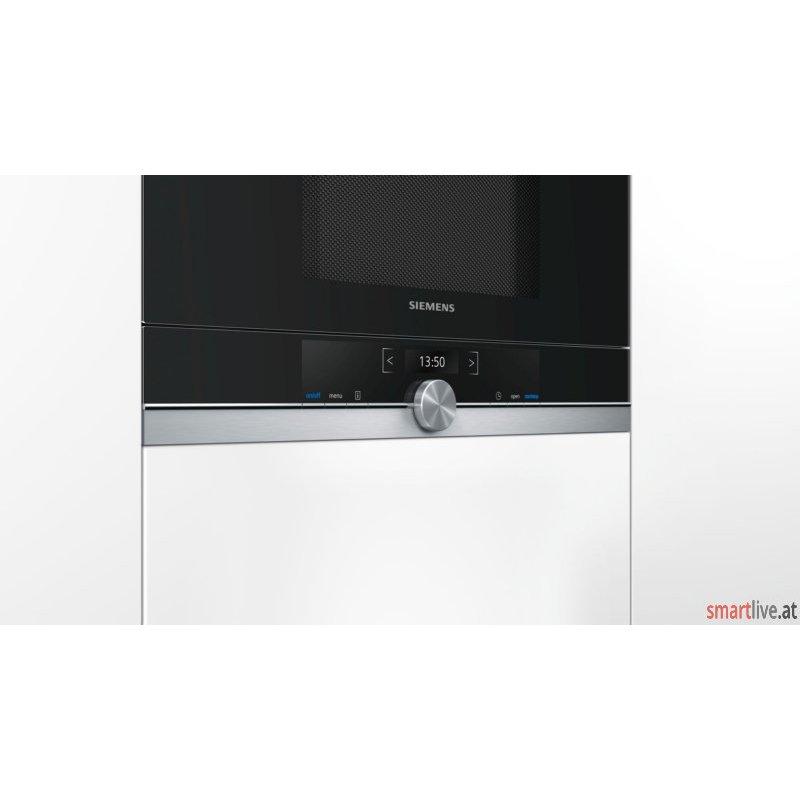 Siemens Einbau-Mikrowelle Edelstahl iQ700 BE634LGS1, € 540,00
