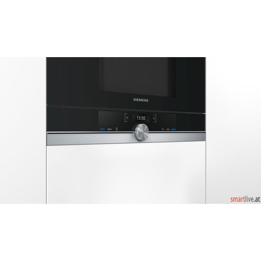 Siemens Einbau-Mikrowelle Edelstahl iQ700 BE634LGS1