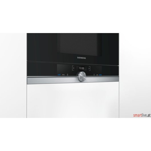 Siemens Einbau-Mikrowelle Edelstahl iQ700 BE634RGS1