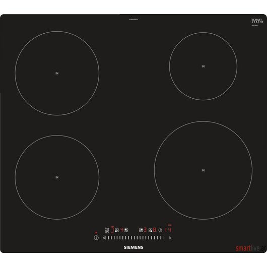 Siemens 60 cm Induktions-Kochfeld autark, Glaskeramik iQ100 EU601FEB2E
