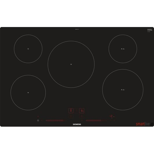 Siemens 80 cm Induktions-Kochfeld autark, Glaskeramik iQ100 EH801LVC1E