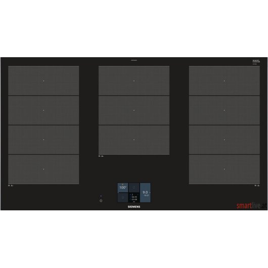 Siemens 90 cm Induktions-Kochfeld autark, Glaskeramik iQ700 EX975KXW1E