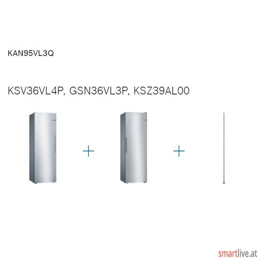 Bosch SbS Set, Gesamtbreite 120 cm Serie | 8 KAN95VL3Q