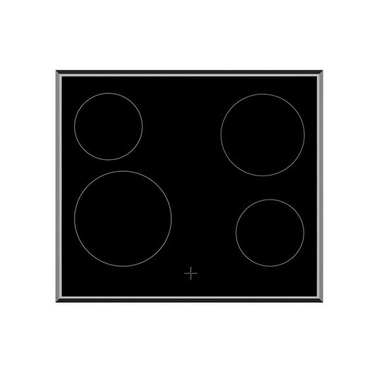 Elektra Bregenz Einbauherd Set mit Cerankochfeld HE 60080 W