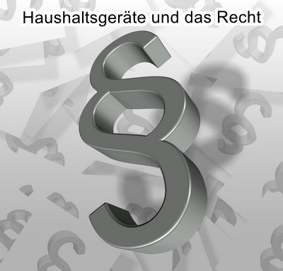 Haushaltsgerte und Recht