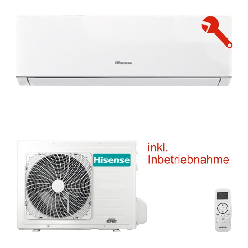 Hisense Set Klimaanlage für Heizen und Kühlen - Serie Comfort 3,5kW inklusive Inbetriebnahme