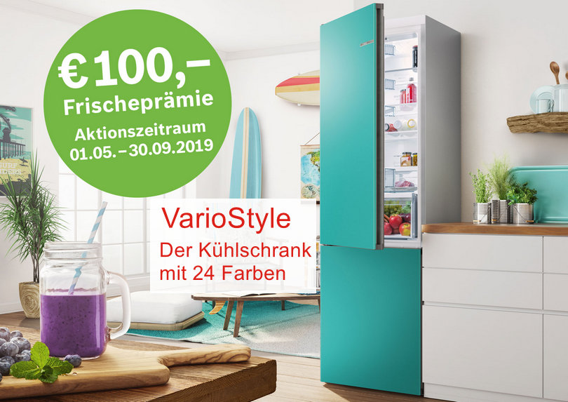 VarioStyle Khlschrank in 24 Farben