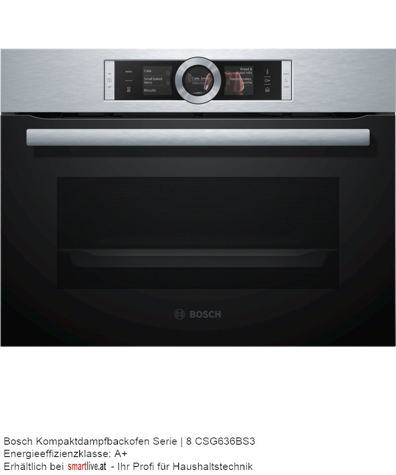 Bosch Kompaktdampfbackofen Serie | 8 CSG636BS3