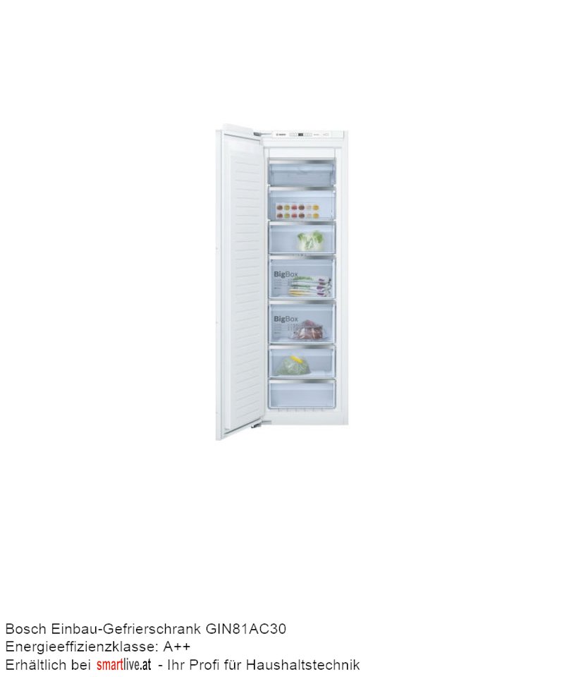 Bosch Einbau-Gefrierschrank GIN81AC30