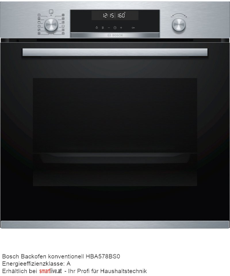 Bosch Backofen konventionell HBA578BS0