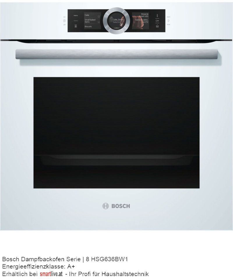 Bosch Dampfbackofen Serie | 8 HSG636BW1