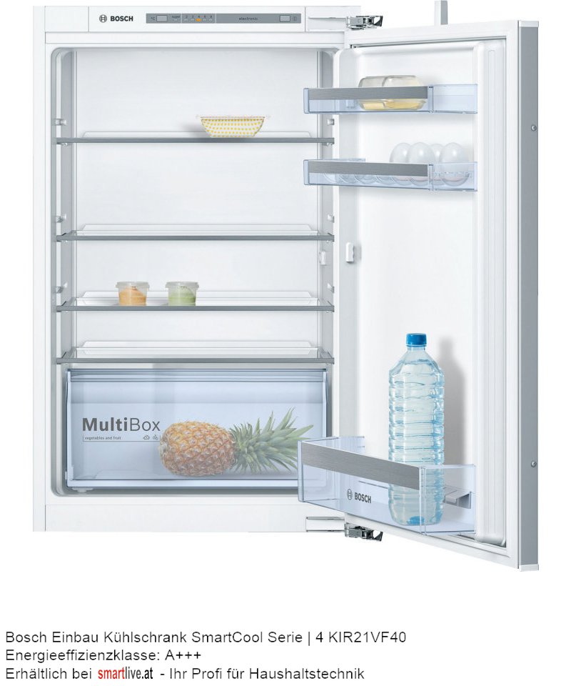 Bosch Einbau Kühlschrank SmartCool Serie | 4 KIR21VF40