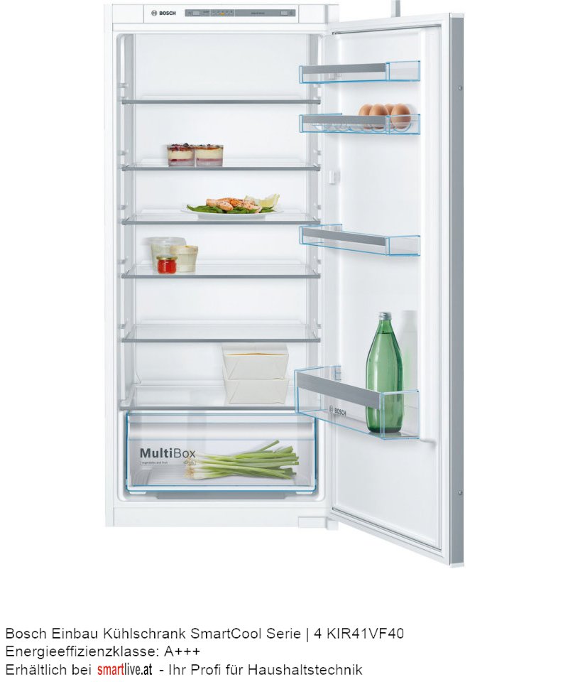 Bosch Einbau Khlschrank SmartCool Serie | 4 KIR41VF40