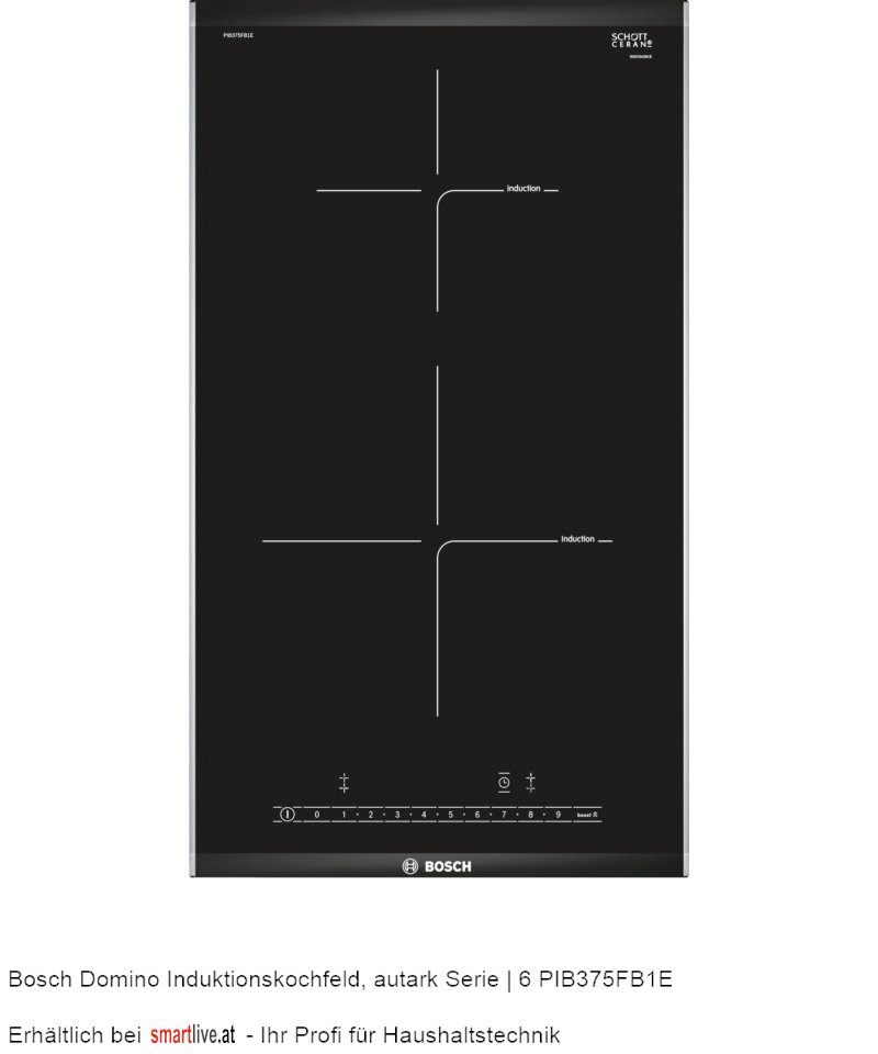 Bosch Domino Induktionskochfeld, autark Serie | 6 PIB375FB1E