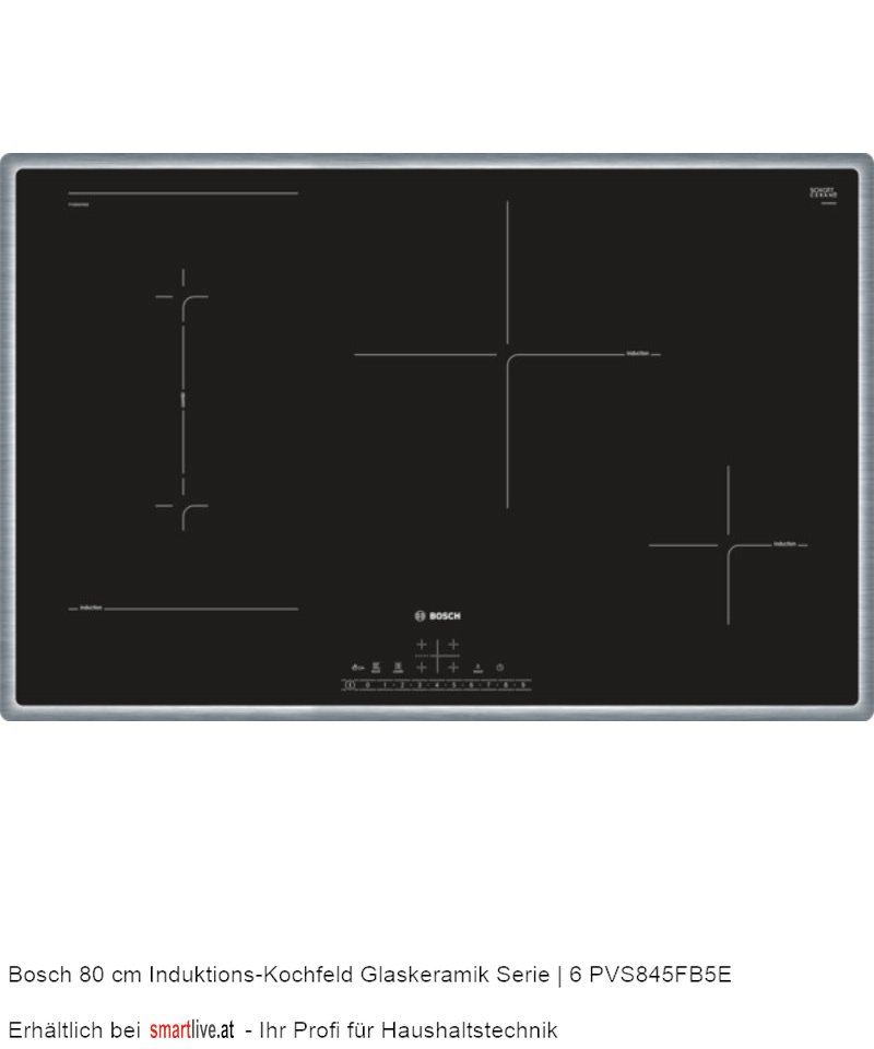 Bosch 80 cm Induktions-Kochfeld Glaskeramik Serie | 6 PVS845FB5E