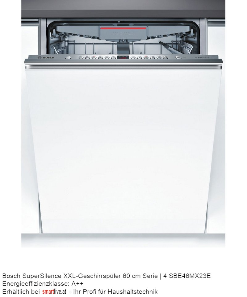 Bosch SuperSilence XXL-Geschirrspler 60 cm Serie | 4 SBE46MX23E