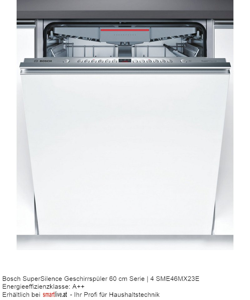 Bosch SuperSilence Geschirrspler 60 cm Serie | 4 SME46MX23E