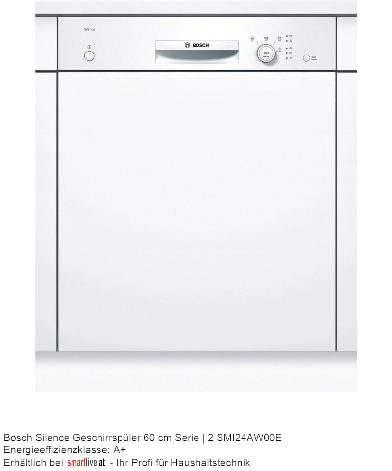 Bosch Silence Geschirrspler 60 cm Serie | 2 SMI24AW00E