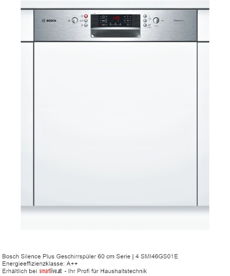 Bosch Silence Plus Geschirrspler 60 cm Serie | 4 SMI46GS01E