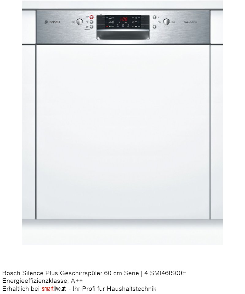 Bosch Silence Plus Geschirrspler 60 cm Serie | 4 SMI46IS00E