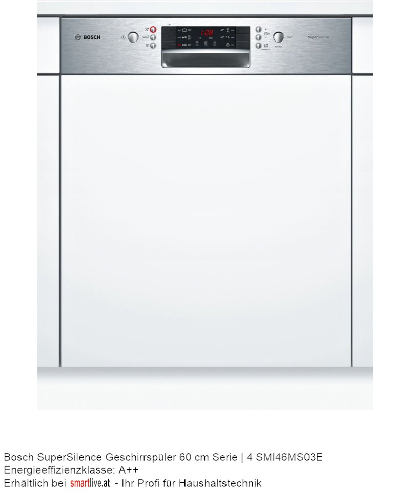 Bosch SuperSilence Geschirrspler 60 cm Serie | 4 SMI46MS03E