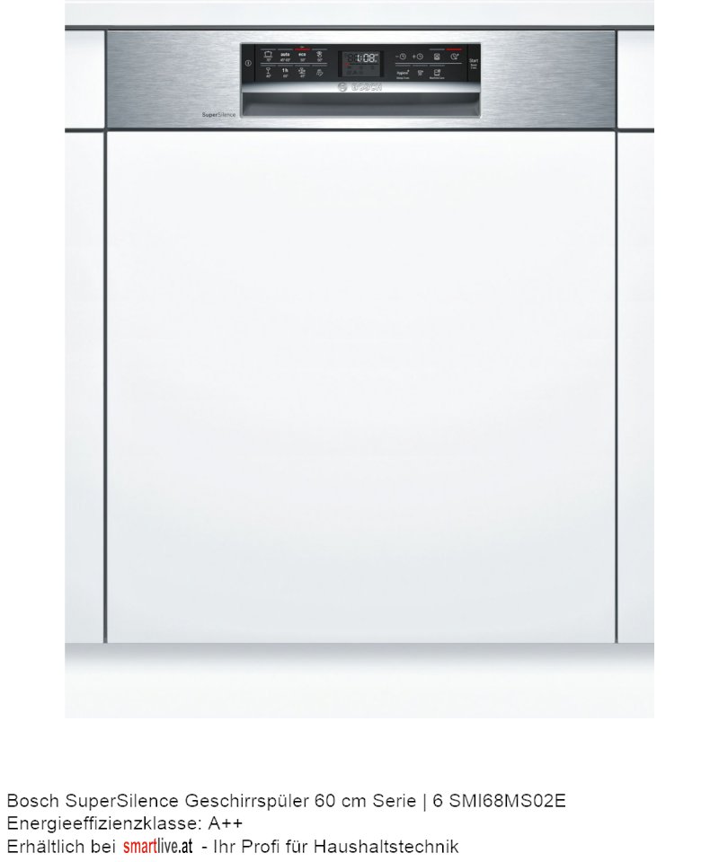 Bosch SuperSilence Geschirrspler 60 cm Serie | 6 SMI68MS02E