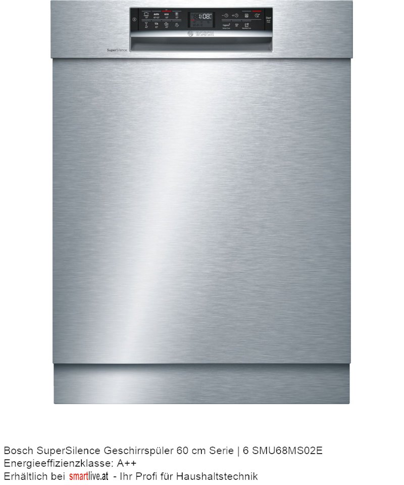 Bosch SuperSilence Geschirrspler 60 cm Serie | 6 SMU68MS02E