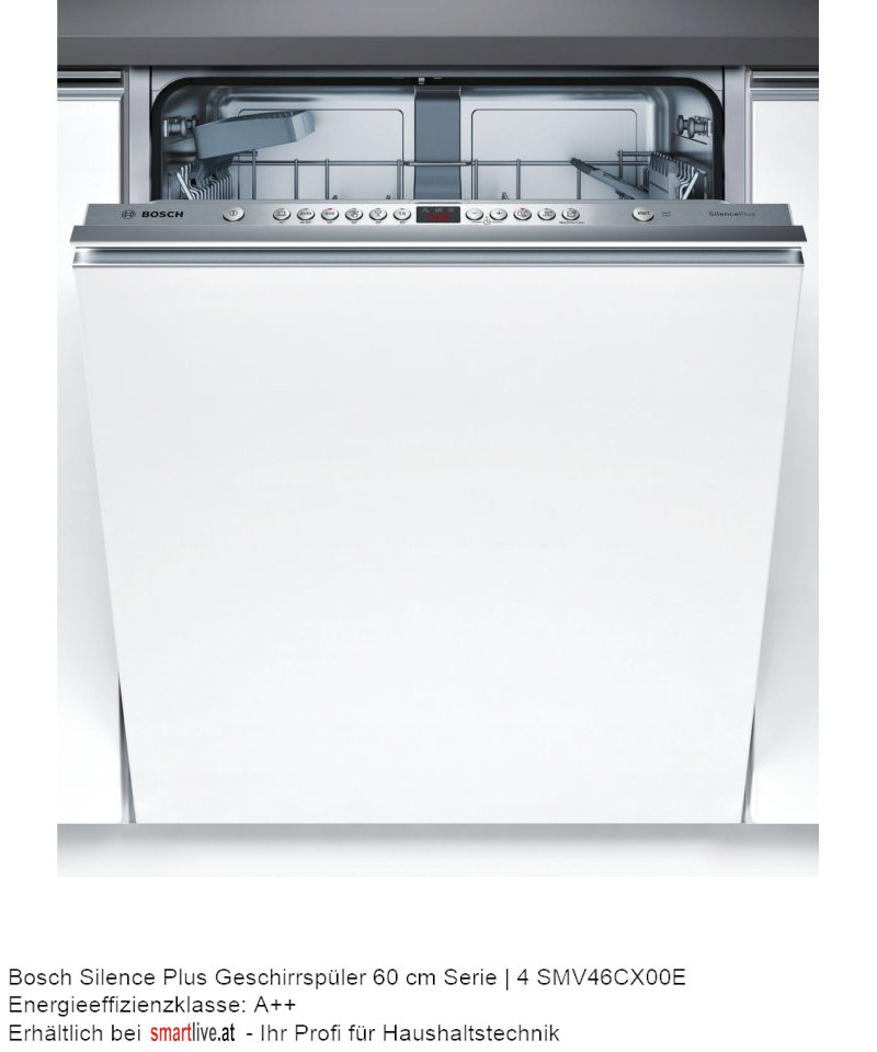 Bosch Silence Plus Geschirrspler 60 cm Serie | 4 SMV46CX00E