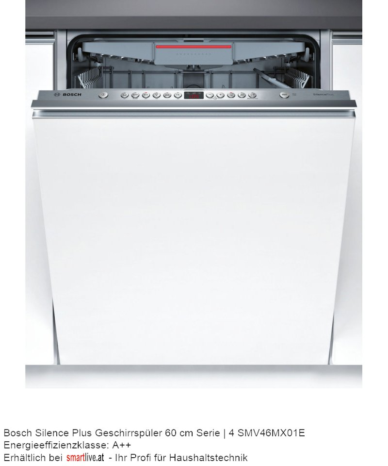 Bosch Silence Plus Geschirrspler 60 cm Serie | 4 SMV46MX01E