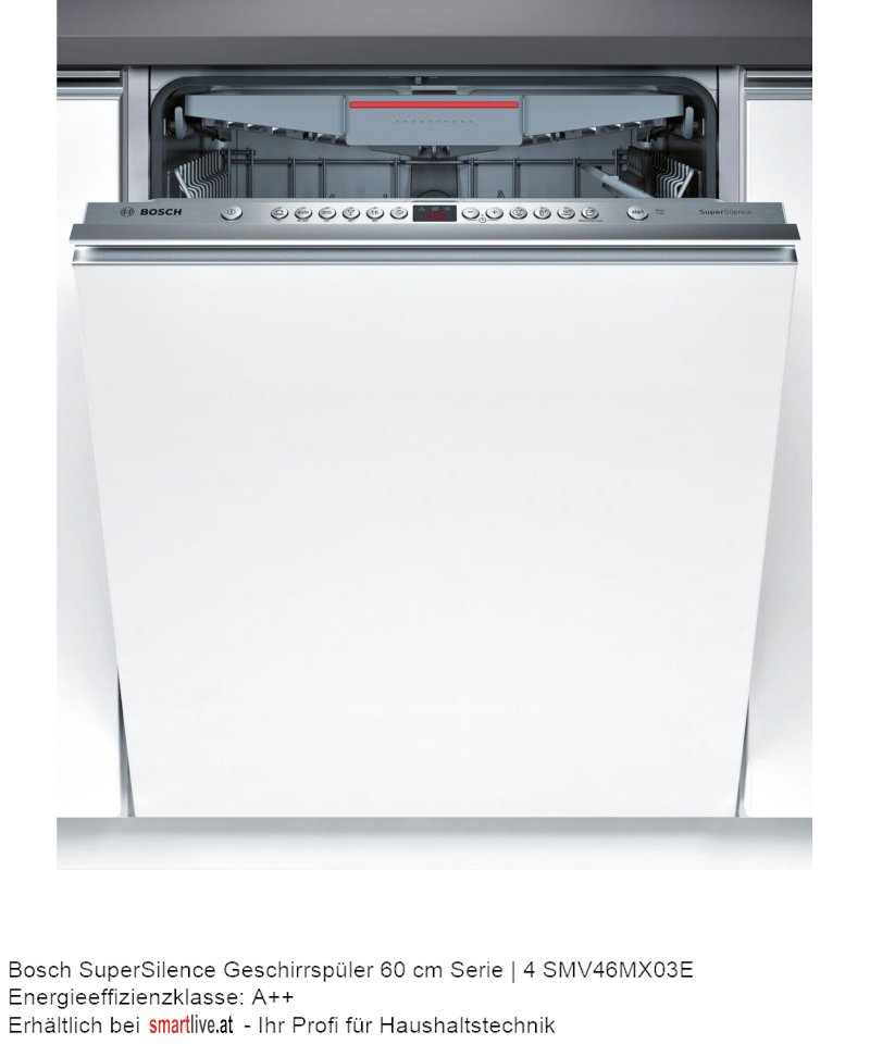 Bosch SuperSilence Geschirrspler 60 cm Serie | 4 SMV46MX03E