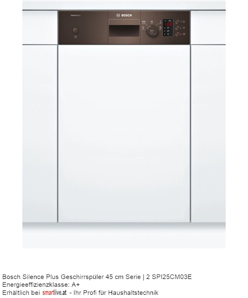 Bosch Silence Plus Geschirrspler 45 cm Serie | 2 SPI25CM03E