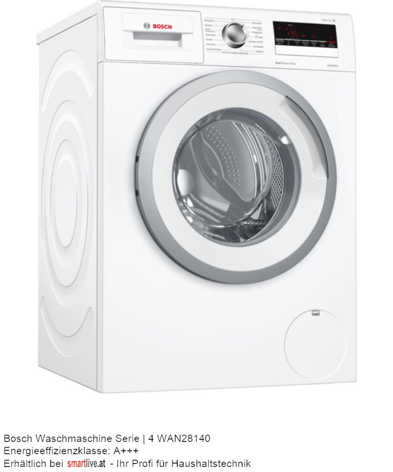 Bosch Waschmaschine Serie | 4 WAN28140