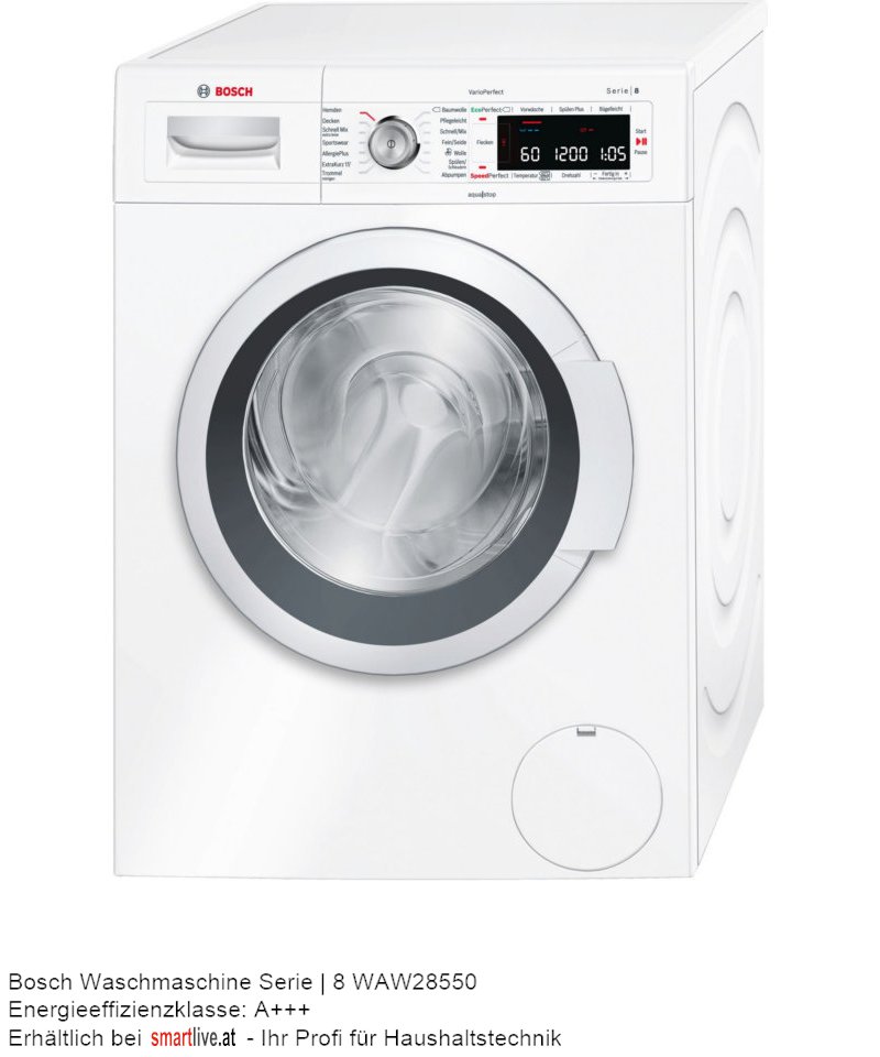 Bosch Waschmaschine Serie | 8 WAW28550