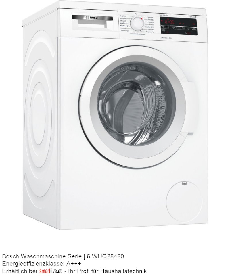 Bosch Waschmaschine Serie | 6 WUQ28420